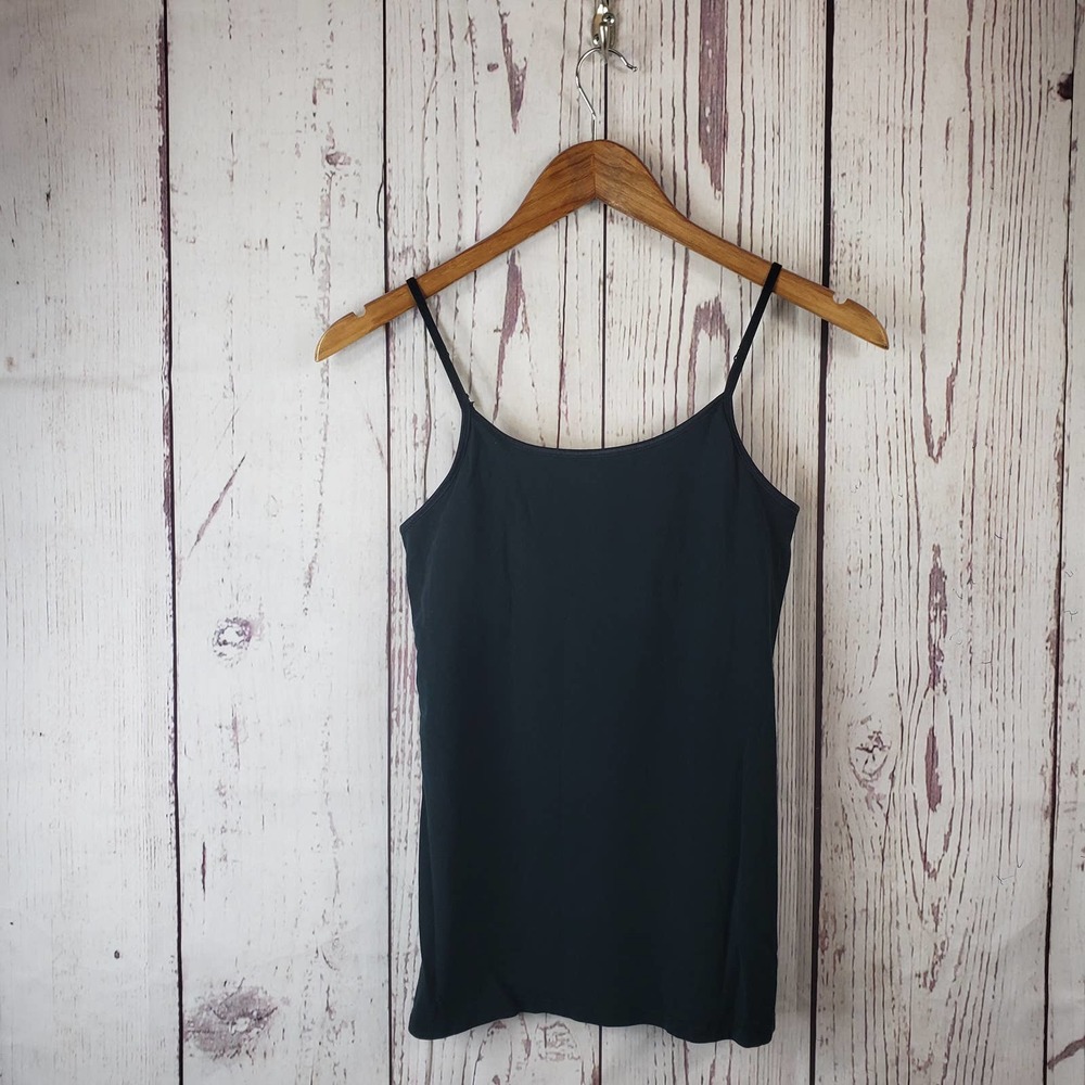 Mossimo Supply Co. Womens Tank Top Size Small Petite Bralette Cotton Black